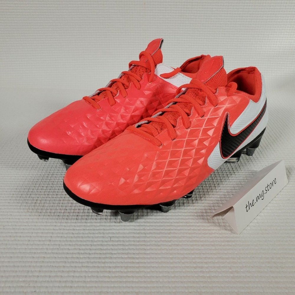 Nike Tiempo Legend 8 Elite Soccer Cleats Mens Sz 6/Wmns 7.5 Red CJ6085-607 - Picture 2 of 8